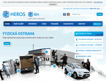 Tablet Screenshot of heros.cz